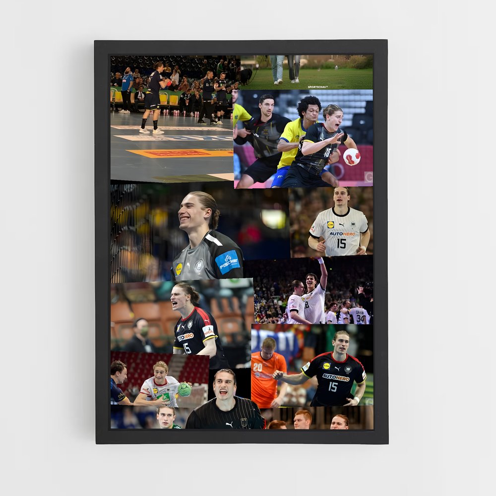 Poster L'Atmosphère du Stade – affiche Handball (vue 2)